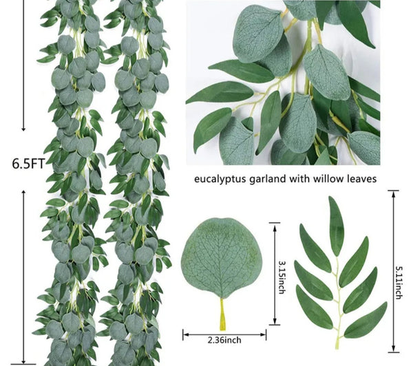 Eucalyptus Leaf Garland Vines