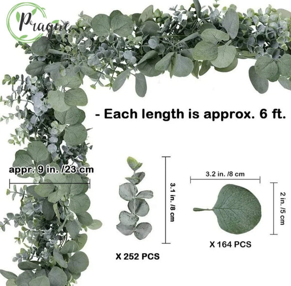 Eucalyptus Leaf Garland Vines