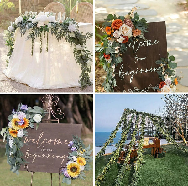 Eucalyptus Leaf Garland Vines