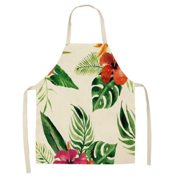 Plant Print Aprons