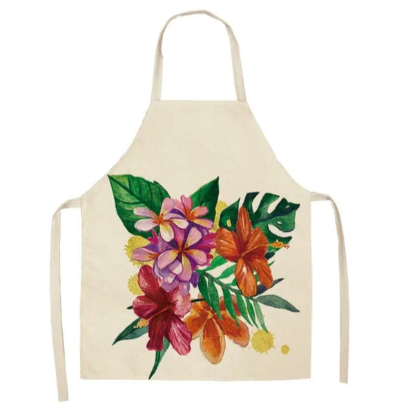 Plant Print Aprons