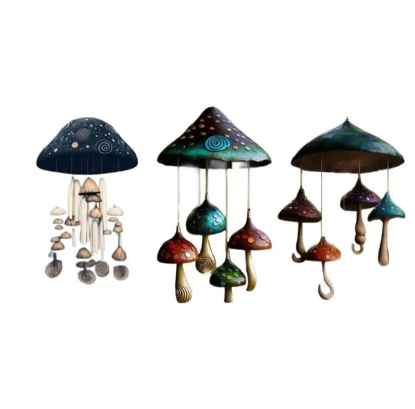 Mushroom Wind Chimes