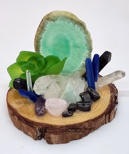 Gemstone Cluster Creation - 10cm Diameter