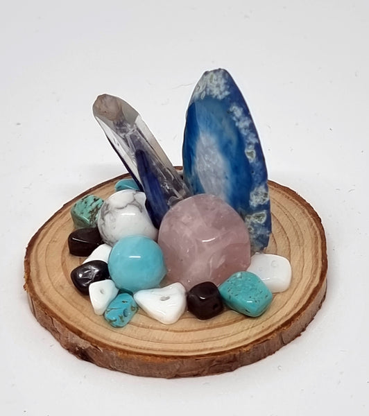 Gemstone Cluster Creation - 8cm Diameter