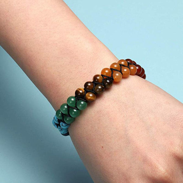 Double Layer 7 Chakra Bracelets