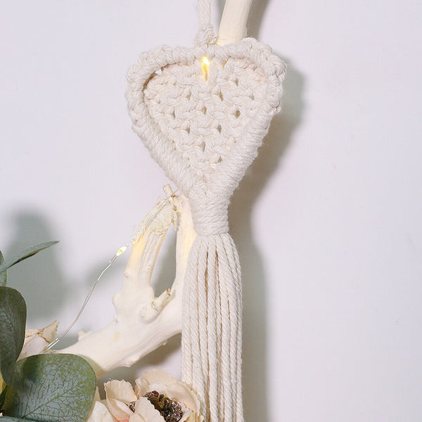 Love Heart Macramé Wall Hanging