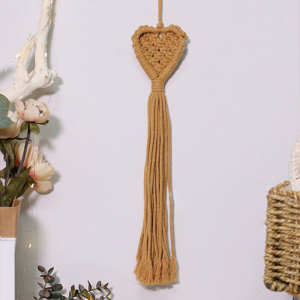 Love Heart Macramé Wall Hanging