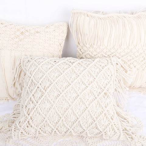 Macramé Handwoven Cushion Covers