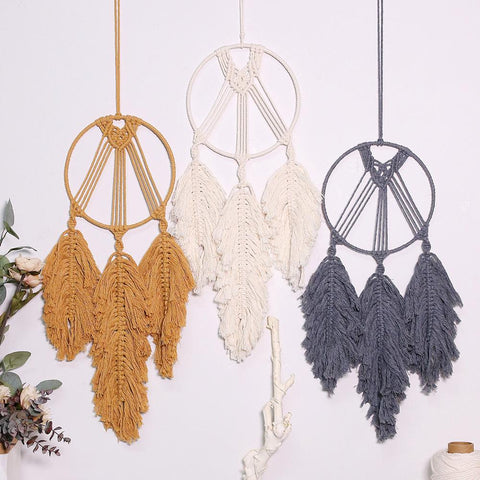 Leaf Macramé Wall Hanging