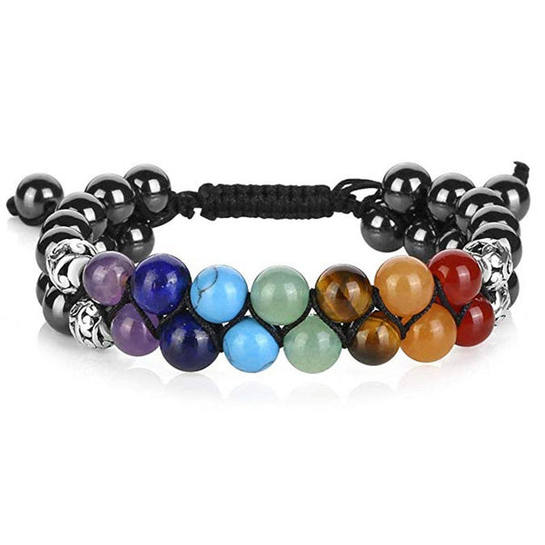 Double Layer 7 Chakra Bracelets