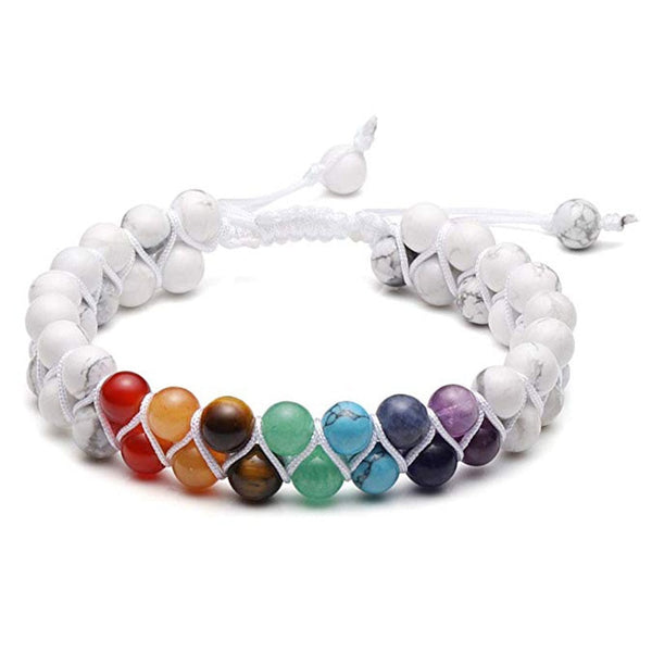 Double Layer 7 Chakra Bracelets