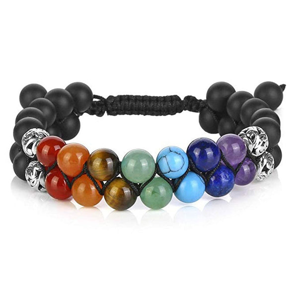 Double Layer 7 Chakra Bracelets