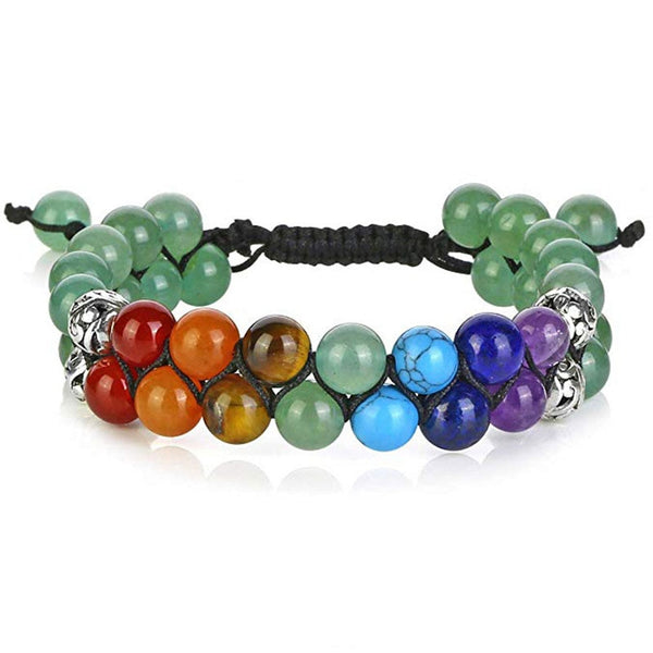 Double Layer 7 Chakra Bracelets