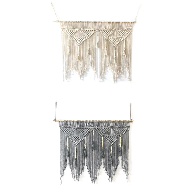 Large Macramé and Beads Nordic Style Wall Hanging